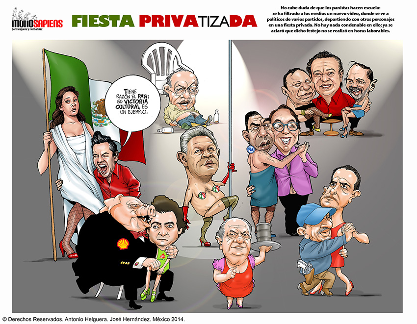Fiesta privatizada. Domingo 24 de agosto de 2014.